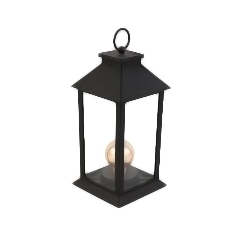 Simple Nordic light luxury retro wind lamp outdoor wrought iron portable lamp